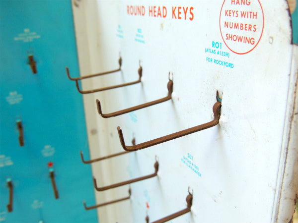 クローバー KEY ヴィンテージ・鍵・キーフック・ディスプレイラック・工業系・店内装飾・US