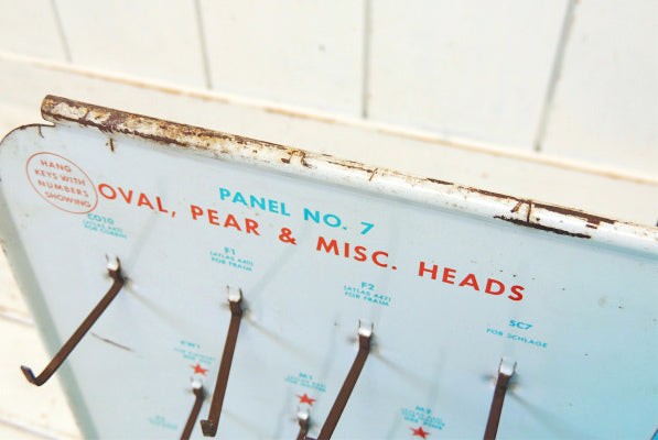 クローバー KEY ヴィンテージ・鍵・キーフック・ディスプレイラック・工業系・店内装飾・US