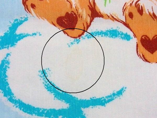 【ケアベア】Care Bears・ヴィンテージ・USEDフラットシーツ(1/2) USA