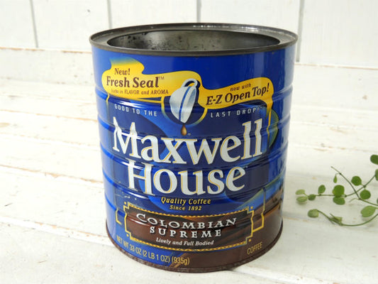 【アメリカ】1892~コーヒーブランド・缶/Maxwell House/COFFEE/ティン缶