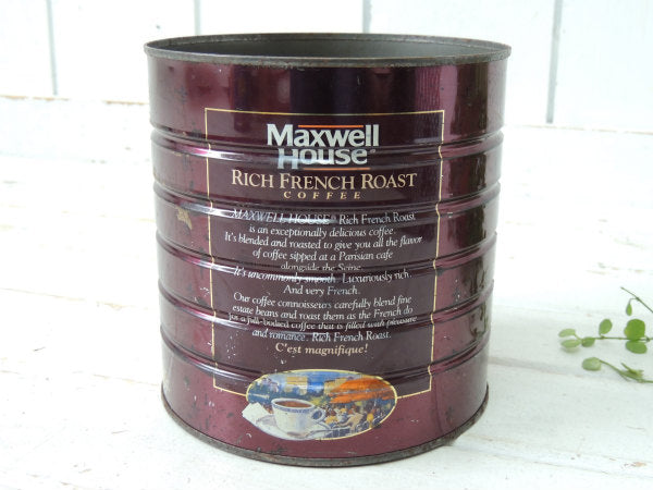【FRENCH】1892~コーヒーブランド・缶/Maxwell House/COFFEE/ティン缶