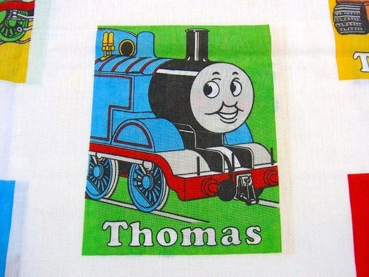 【機関車トーマスとなかまたち】キャラクター生地・ユーズドシーツ(フラット)　USA