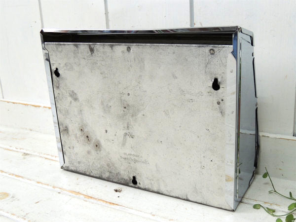 【LINCOLN BeautyWare】3段式クロム製・ヴィンテージ・ラップ&ペーパータオルホルダー