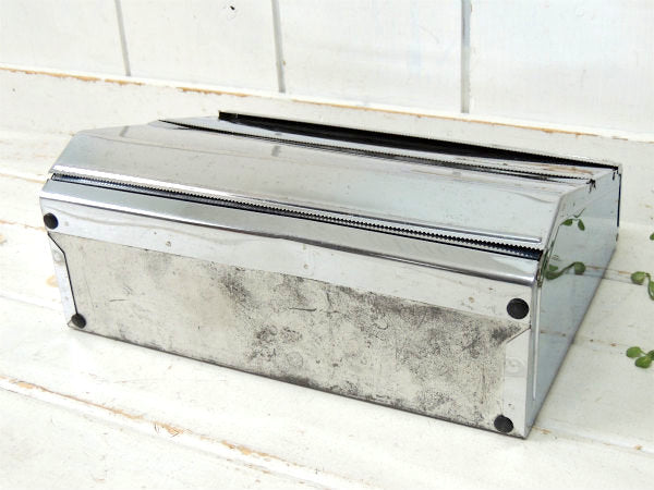 【LINCOLN BeautyWare】3段式クロム製・ヴィンテージ・ラップ&ペーパータオルホルダー