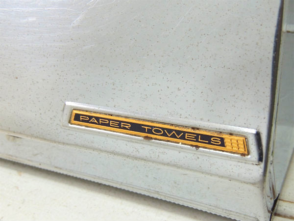 【LINCOLN BeautyWare】3段式クロム製・ヴィンテージ・ラップ&ペーパータオルホルダー