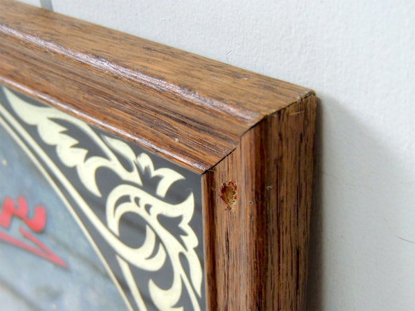 【MILLER】ミラービール・アドバタイジング・ヴィンテージ・パブミラー・壁飾り・壁掛け鏡