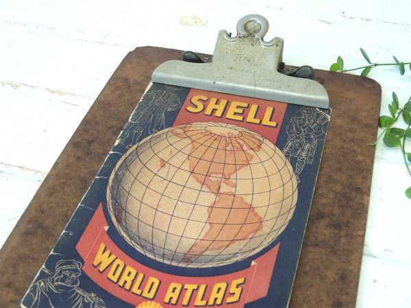 ELBE USA オールド ヴィンテージ ロングクリップボード バインダー 文房具 ステーショナリー