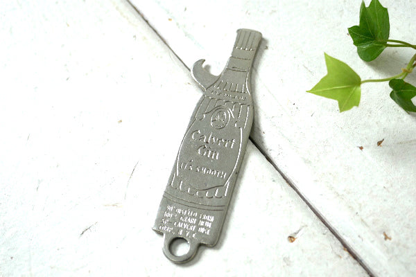 CALVERT GIN ジン・ノベルティ US ヴィンテージ・栓抜き キーホルダー ボトルオープナー
