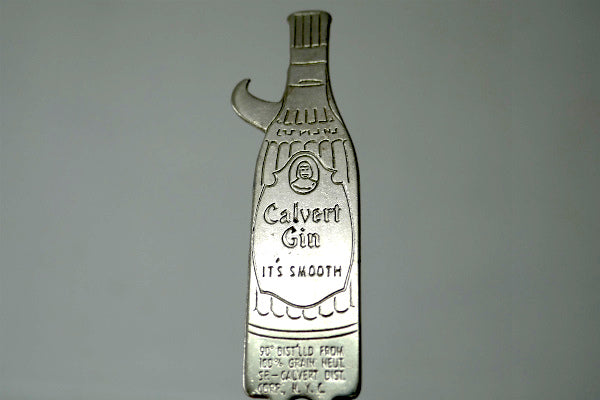 CALVERT GIN ジン・ノベルティ US ヴィンテージ・栓抜き キーホルダー ボトルオープナー