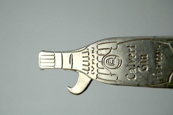 CALVERT GIN ジン・ノベルティ US ヴィンテージ・栓抜き キーホルダー ボトルオープナー