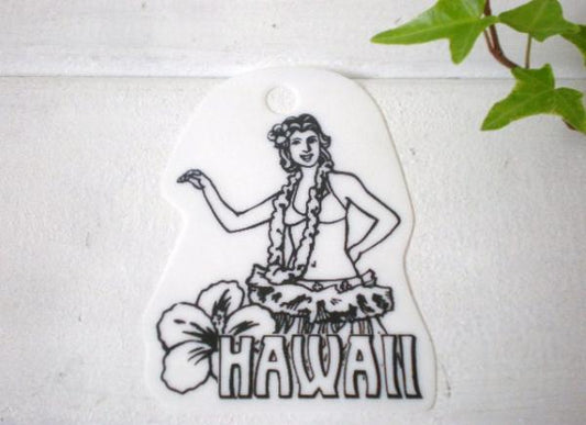 ハワイ HAWAII フラガール アロハ ビンテージ・タグ(5枚) ファッション アクセサリー 小物