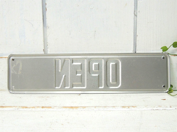 OPEN・サイン 1960~1970y・デッドストック・ヴィンテージ・未使用・アルミ製・看板