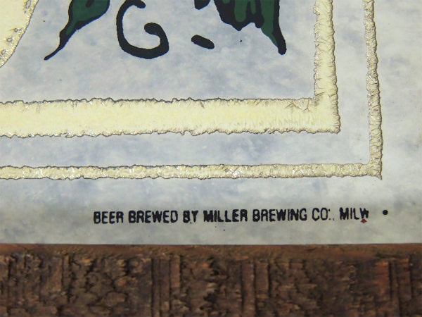 【PLANK ROAD】ミラービール・アドバタイジング・ヴィンテージ・パブミラー・壁飾り・壁掛け鏡