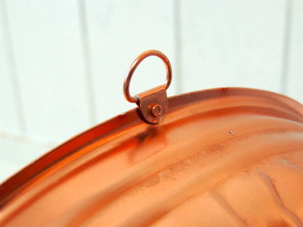 フィッシュ型・銅製・ヴィンテージ・ゼリーモールド・菓子型・キッチン雑貨 USA