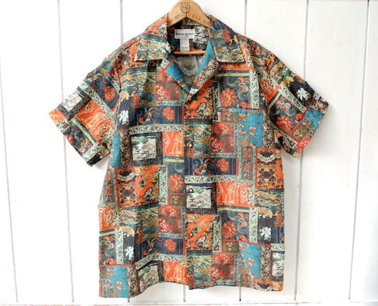 Liberty house リバティハウス 和柄 ヴィンテージ アロハシャツ ハワイアンシャツ