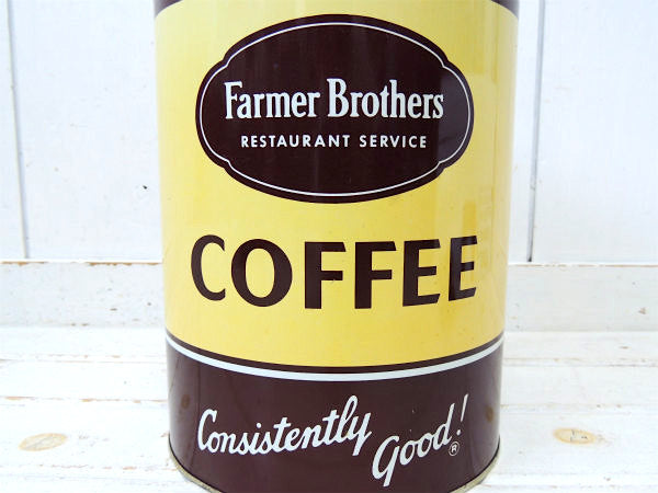 【Farmer Brothers】COFFEE・ブリキ製・ヴィンテージ・コーヒー缶/ティン/缶
