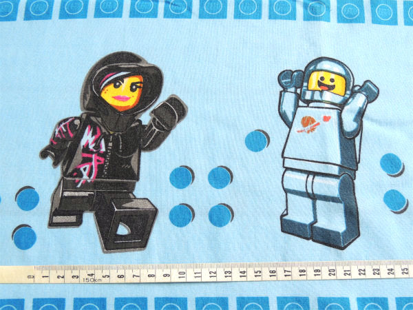 【LEGO】レゴムービー・エメット&ワイルドガール・水色・ユーズドシーツ(フラットタイプ)