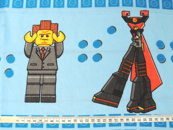 【LEGO】レゴムービー・エメット&ワイルドガール・水色・ユーズドシーツ(フラットタイプ)