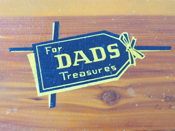 【JB Deere/DADS】ビンテージ・宝箱/ウッドボックス/木箱/ジュエリーボックス/父の日