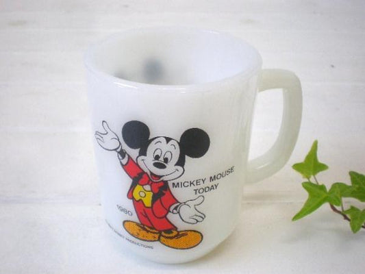 FireKing　ペプシ・ミッキーマウス　トゥデイ・マグカップ