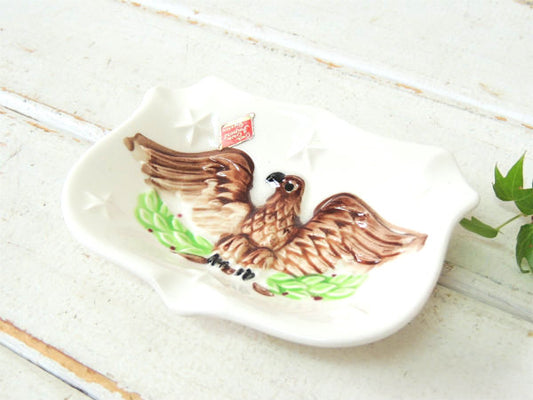 イーグル・セラミック製・デッドストック・ヴィンテージ・灰皿・アシュトレイ・トレイ・里帰り品