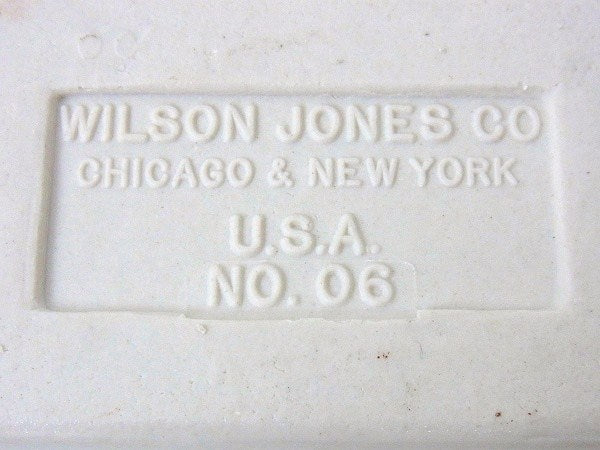 【WILSON JONES CO】陶器製・アンティーク・スタンプモイスチャー/切手ぬらし　USA