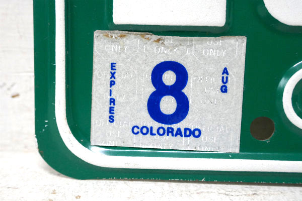 USA コロラド州 LCS-876 ヴィンテージ ナンバープレート カーライセンスプレート2枚セット