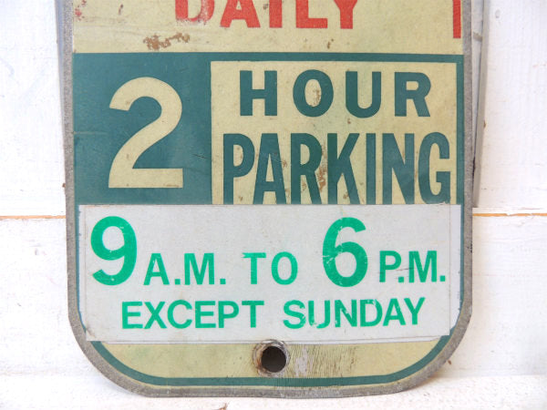 【NO PARKING・パーキング】ストリートサイン・ヴィンテージ・サイン・看板・USA・道路標識