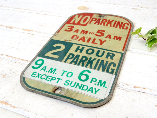 【NO PARKING・パーキング】ストリートサイン・ヴィンテージ・サイン・看板・USA・道路標識