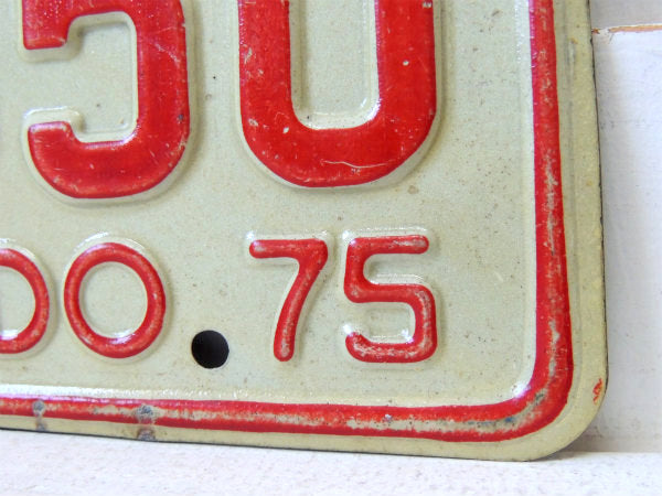 【コロラド州・トラック】1975’s・ヴィンテージ・ナンバープレート・カーライセンスプレート