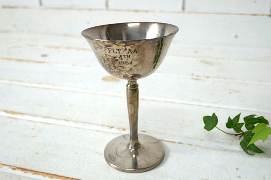 CRESCENT SILVER MFG シルバープレート 60's ヴィンテージ ゴブレット 酒杯