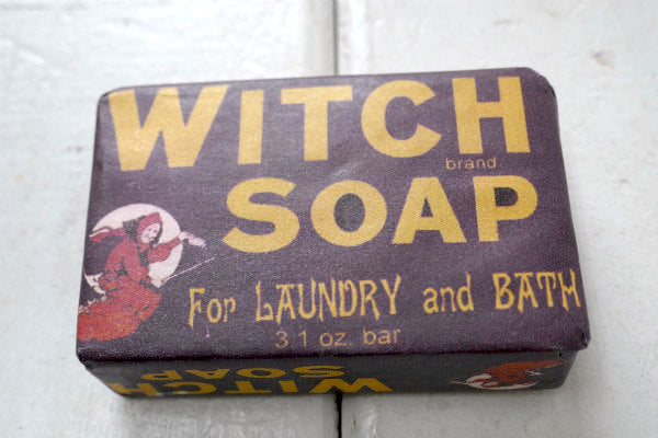 WITCH SOAP 魔女 紙製パッケージ 石鹸 ソープ 未使用品 ディスプレイ小物 USA