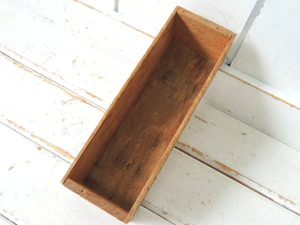 【TASTY LOAF】全面グリーンロゴ入り・木製・ヴィンテージ・チーズボックス・木箱 USA