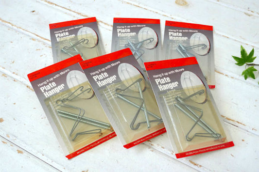 アメリカ USA デッドストック 未開封 ビンテージ プレートハンガー 皿掛け 金具 ディスプレイ