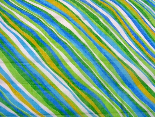 Joseph Goldinger 斜めストライプ柄 デッドストック ヴィンテージ ファブリック 生地 USA