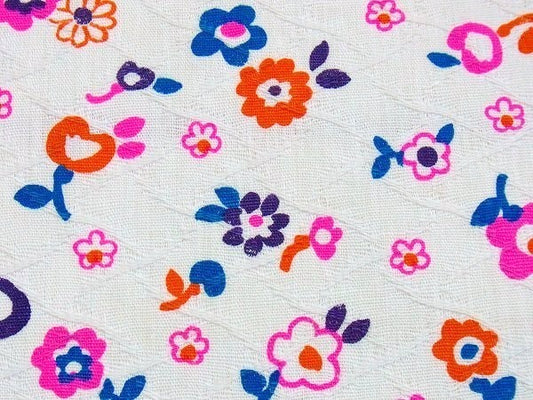 レトロ可愛い小花柄・デッドストック・ヴィンテージ・ファブリック/生地　USA