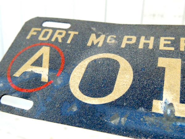 US ARMY SING ジョージア・ヴィンテージ・ナンバーサイン・ミリタリー・看板・USA