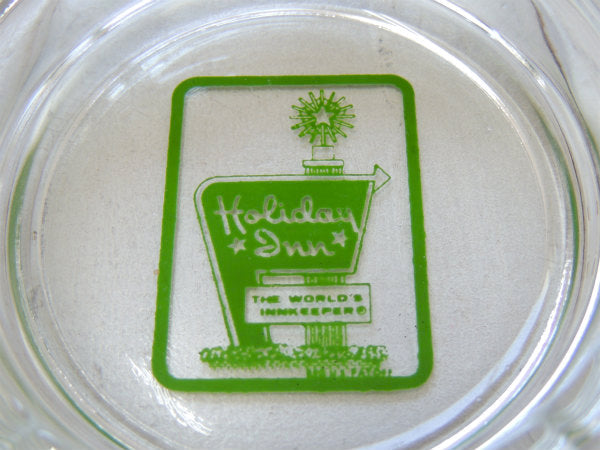 ホリデイ・イン・ホテル・ガラス製・ヴィンテージ・アドバタイジング・灰皿  USA