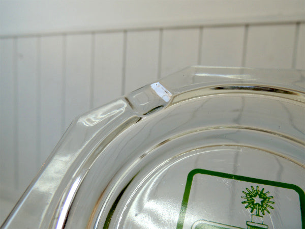 ホリデイ・イン・ホテル・ガラス製・ヴィンテージ・アドバタイジング・灰皿  USA