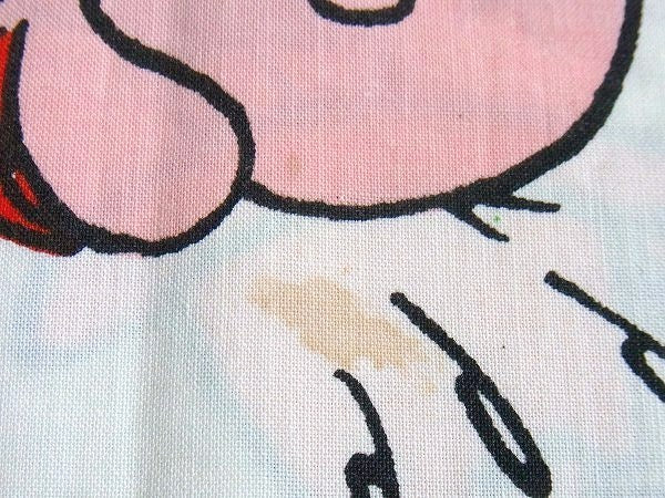 【スヌーピー】ピーナッツの仲間・コミック柄・ヴィンテージ・ユーズド・ピロケース/枕カバー USA