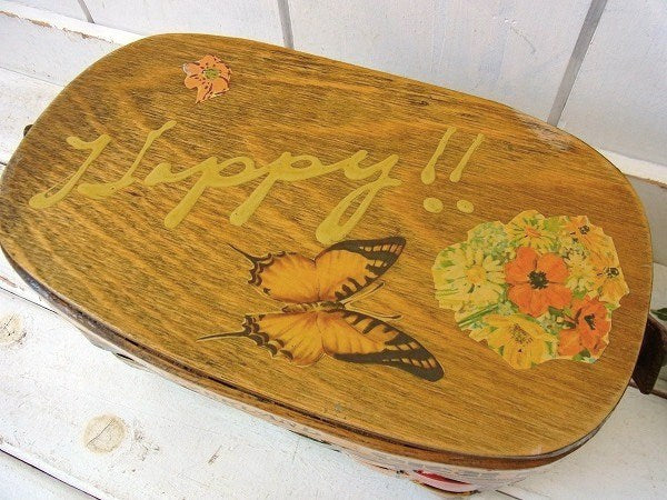 【Caro-Nan】Happy・アンティーク・カロナンバスケット/カゴバッグ/ハンドバッグ USA