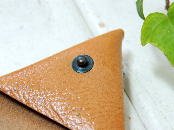 【カリフォルニア・USA】革製・デッドストック・ビンテージ・アドバタイジング・レザー・コインケース