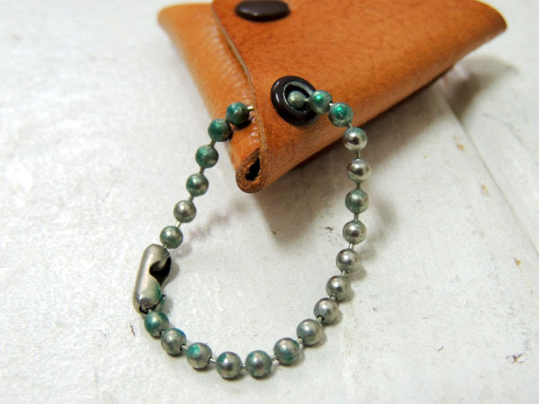 【カリフォルニア・USA】革製・デッドストック・ビンテージ・アドバタイジング・レザー・コインケース