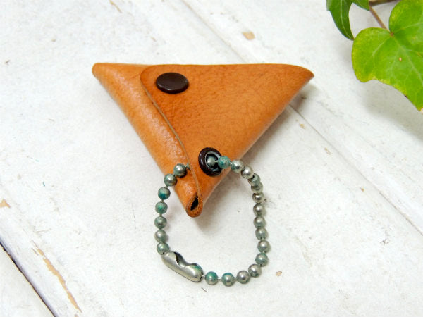 【カリフォルニア・USA】革製・デッドストック・ビンテージ・アドバタイジング・レザー・コインケース