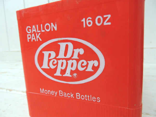 【Dr Pepper】ドクターペッパー・プラスティック製・70'ヴィンテージ・ボトルキャリー・8本用