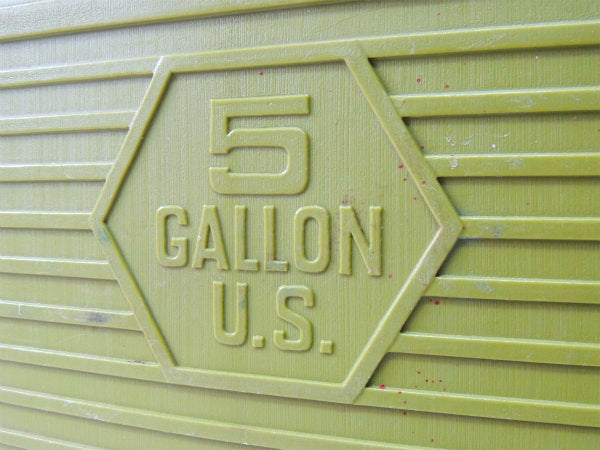 【AMOCO】5ガロン・グリーンカラー・ヴィンテージ・ガソリンタンク・燃料タンク・ポリタンク USA