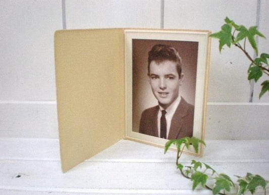 【美男・人物・ポートレート】USA・アンティーク・モノクロ・写真・フォトアルバム・飾り