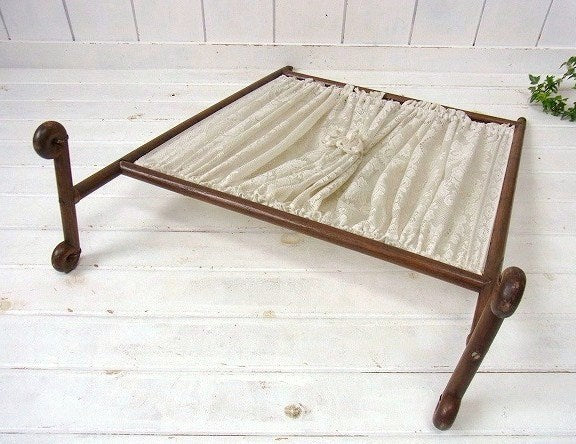 【木製×レース×エレガント】アンティーク・パーテーション/仕切り/間仕切り/USA