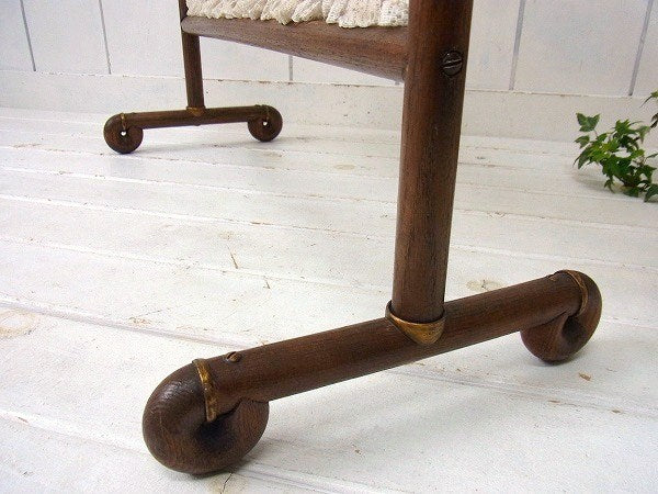 【木製×レース×エレガント】アンティーク・パーテーション/仕切り/間仕切り/USA