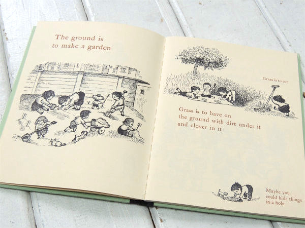 A HOLE IS TO DIG 1952年 ヴィンテージ 絵本 ピクチャーブック USA 古本 モーリス・センダック 絵本作家